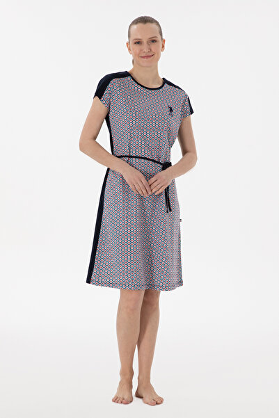 U.S. Polo Assn. قميص نوم نسائي باللون الأزرق الداكن 50312838-VR033