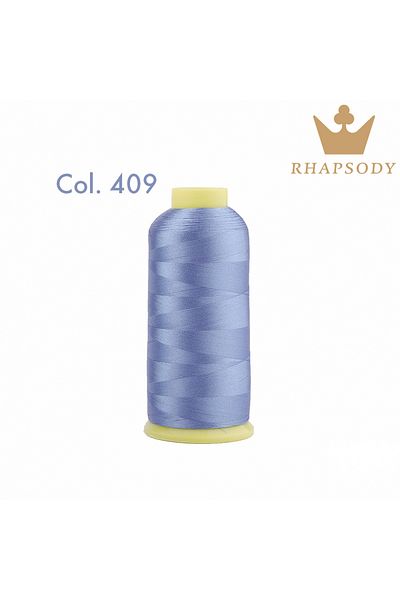 Choice 409 Little Boy Blue 40WT 120D/2 5000m Polyester Embroidery Thread for Brother/Singer Machine Househo