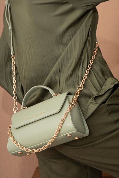 Sisley Green Women's Handbag Sly185