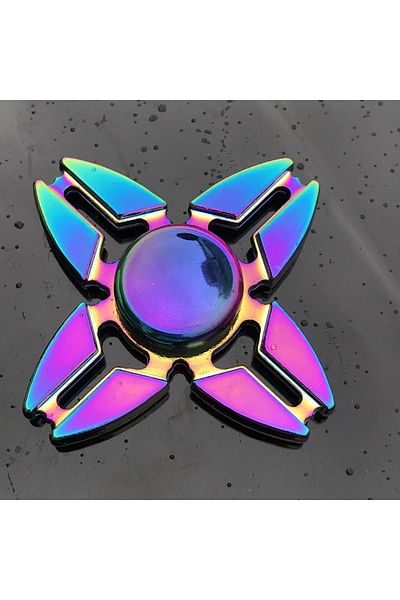 Choice 20 New Metal Rainbow Fidget Spinner Gradient Color R188 Mute Bearing EDC Hand Spinner Fingertip Gyro