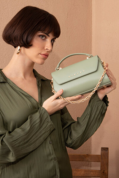 Sisley Green Women's Handbag Sly185