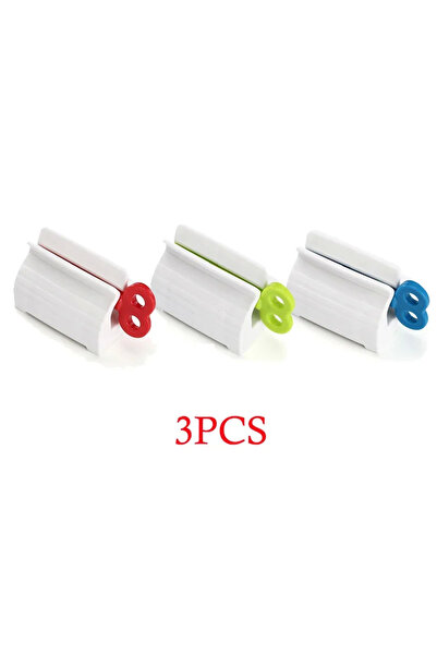 Choice أ-3 قطع 1 أنبوب أسطواني لعصر معجون الأسنان، حامل معجون الأسنان، موزع م...