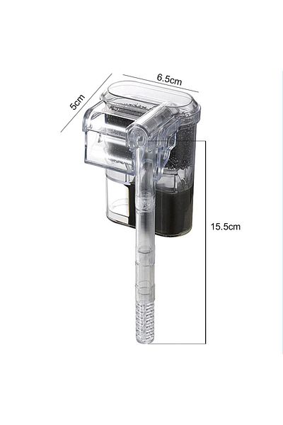 Choice 2.5W USB Aquarium New Hanging Filter Mini Filter Fish Tank USB power interface 2.5W Flow 250H/L Suit