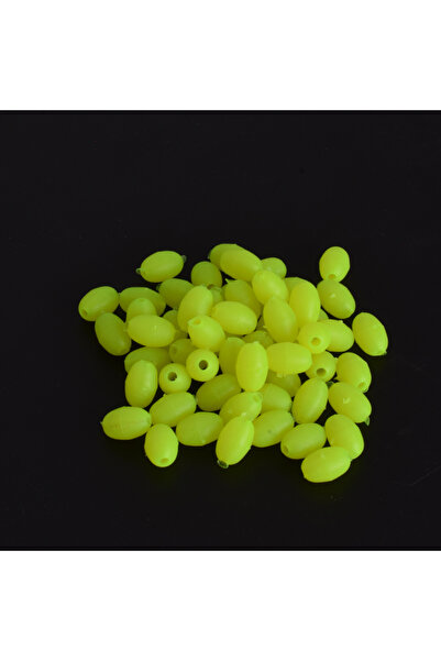 Choice 100 قطعة من خرز الصيد البلاستيكي الناعم الأصفر 12 مم 0.47 بوصة خرز صيد...