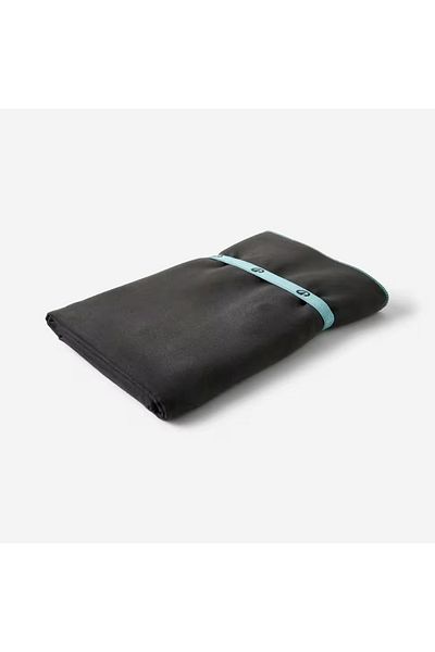 Decathlon Πετσέτα μικροϊνών - Μέγεθος Xl - Μαύρο - 110 × 175 εκ