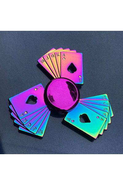 Choice 33 New Metal Rainbow Fidget Spinner Gradient Color R188 Mute Bearing EDC Hand Spinner Fingertip Gyro