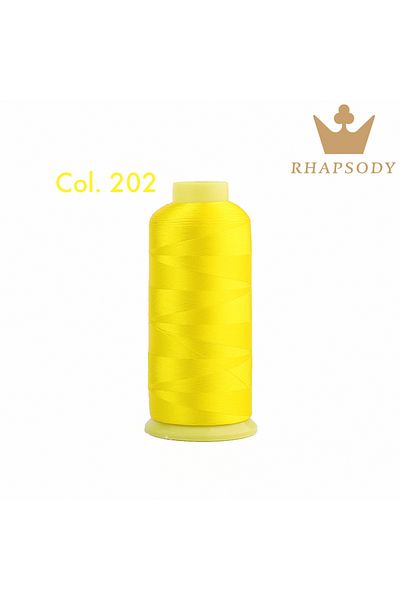 Choice 202 High Visibility 40WT 120D/2 5000m Polyester Embroidery Thread for Brother/Singer Machine Househo