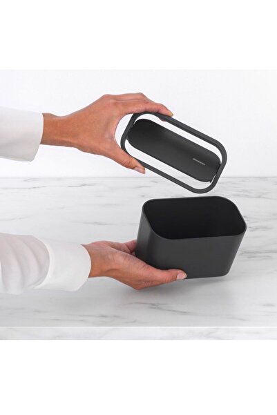 Brabantia Mini Trash Can Brabantia Countertop Trash Can -Evrekala- New Black Evrekalı Series
