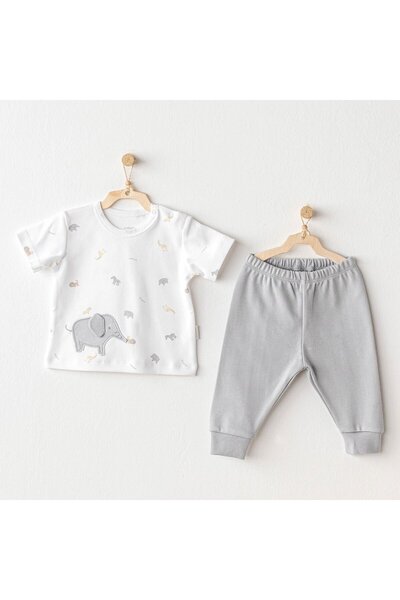 andywawa Erkek Bebek Takım 2 Parça Set Little King AC25809