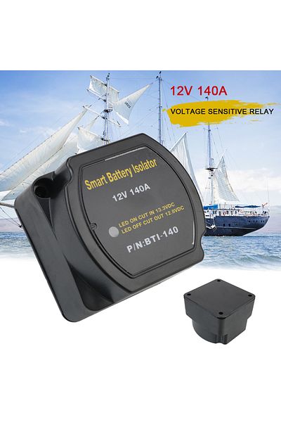 Choice Charge 2 Battery Bank Voltage Sensitive Split Charge Car Smart Battery Isolator 12V 140A Car Acce...