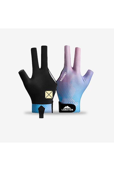 Choice A6 Left 1pc 1pc Left Hand Billiards Glove Three Finger Snooker Billiard Glove Non Slip Stickers Elas