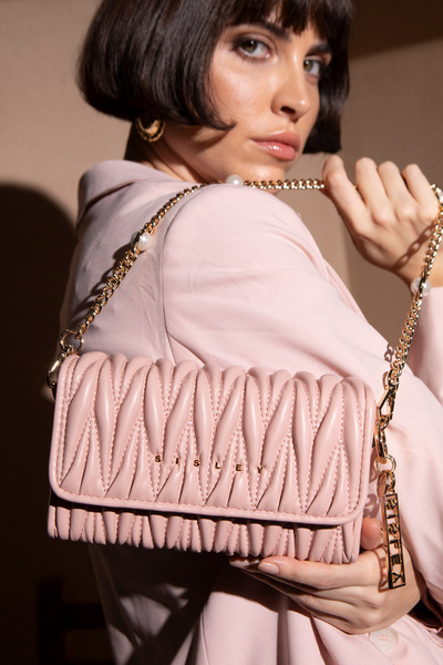 Sisley Pink Sly190 Women's Crossbody Bag