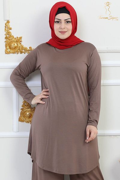 tarzımsüper New Season Comfort Model Hijab Tunic Flexible Soft Comfortable Cotton Fabric Stylish Long Tunic