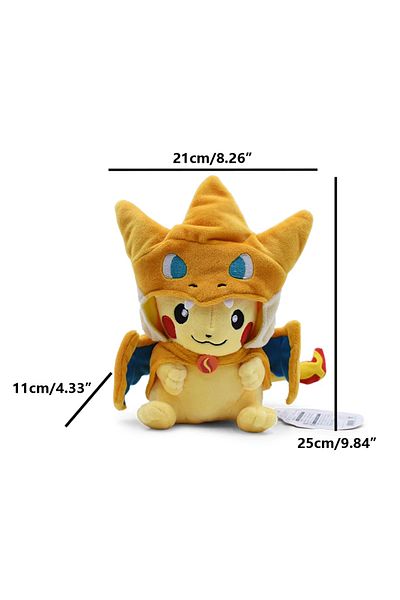 Choice Rayquaza YE Pikachu2 Cos Eevee Pikachu Cosplay Plush Toys Charizard Peluche Lucario Stuffed Animal D