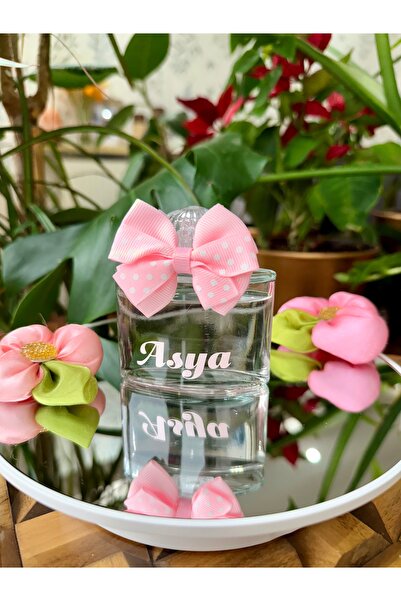 cacagift design Hediyelik Mevlid-Doğum Bebek kolonyası Cam İsimli 10lu