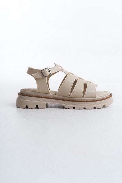 Shoesers Sandale Gladiator Model Cage, cu talpă groasă, cu design special pentru femei