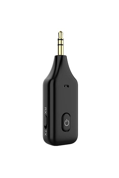 Choice Black 2 In 1 Bluetooth 5.1 Receiver Transmitter 3.5mm 3.5 Aux Jack Handsfree Call Wireless Audio Ada