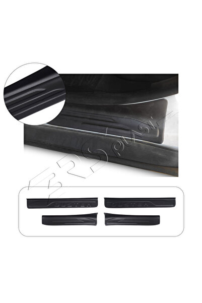 BRSPLAST Dacia Duster Uyumlu 2018-2024 Abs Kapı Eşiği 4 Parça