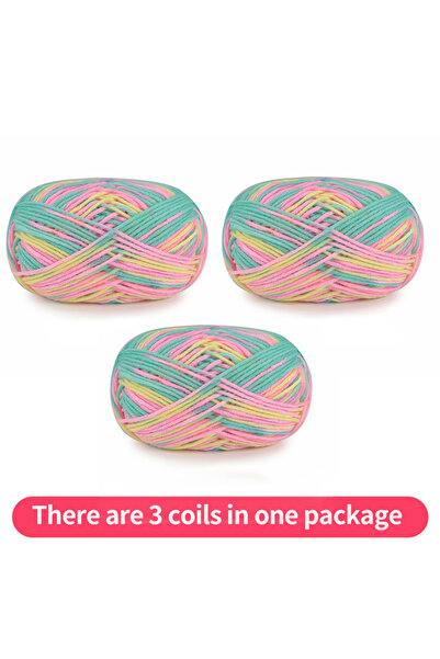 Choice مسحوق الحلوى 26 150 جرامًا من خيوط ملونة متدرجة مصبوغة ومقسمة إلى أجزا...