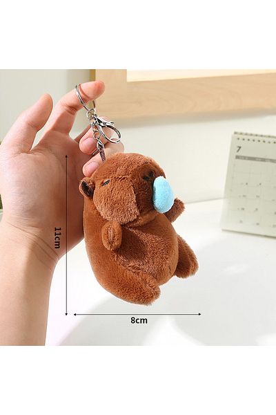 Choice Style I Cute Cartoon Capybara Pendant Plush Toy Doll Bag Hanging Ornaments Cute Kapila Keychain Doll
