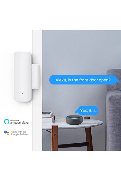 Choice جهاز استشعار الباب الذكي Onenuo Tuya Zigbee، كاشف النوافذ الأمنية المنزلية، باب منزلق أوتوماتيكي مغناطيسي...