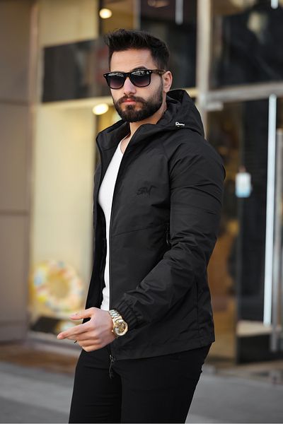 S&M CLOTHİNG Εποχιακό παλτό αδιάβροχο αδιάβροχο και αντιανεμικό New Season