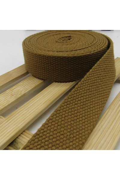 Choice 32MM Brown 5M Cotton Webbing Suspenders Craft Supplies DIY Decorative Sewing Fabric Crafts Nylon Web