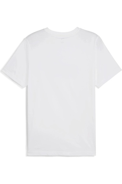 Puma Αρ. ΕΣΣ. 1 Logo Tee Ανδρικό μπλουζάκι Regular Fit με τύπωμα Λευκό T-Shirt 68253202