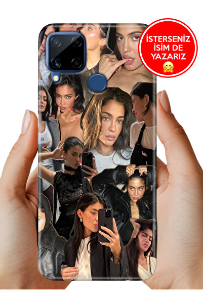 realme C15 Kılıf Desenli Baskılı Kamera Korumalı Silikon KylieCollage