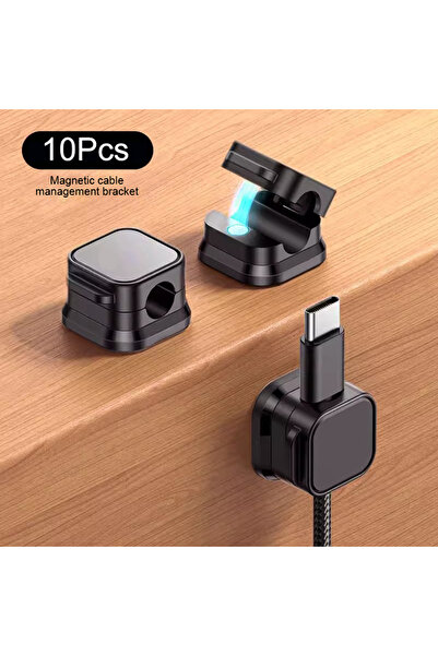 Choice حامل كابل مغناطيسي من SEAMETAL، 10 قطع، مشبك سلك ذاتي اللصق، كابينة شح...