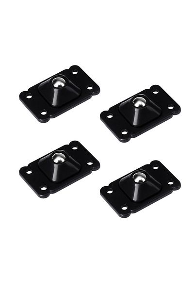 Choice 4pcs Black 4pcs/Set Self-Adhesive Rollers For Furniture Universal Pulley Rotating Wheels Swivel Cast