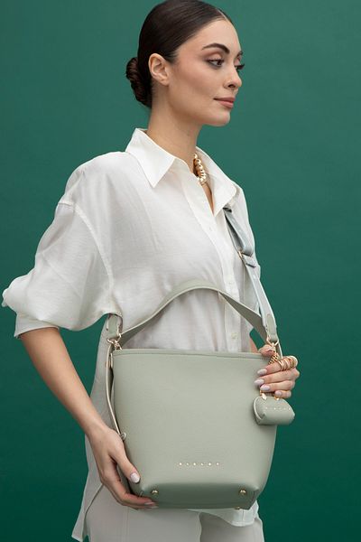 Sisley Green Women's Shoulder Bag Sly163