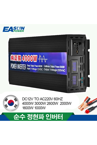 Choice5 محول موجة جيبية نقية 220 فولت 60 هرتز 12 فولت 2600 واط 4000 واط 3000 ...