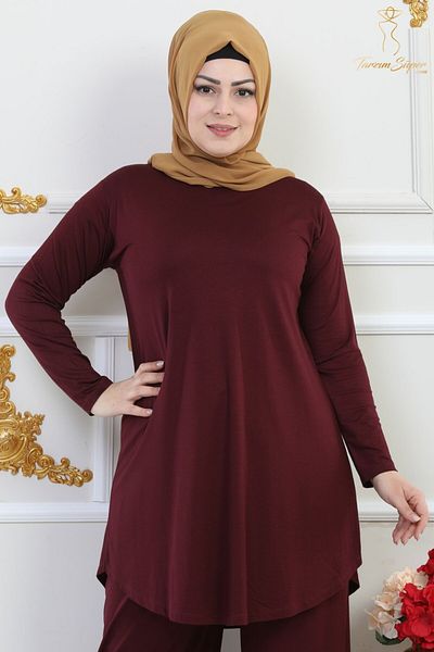 tarzımsüper New Season - Flexible and Soft Black Hijab Tunic, Comfortable Cotton Fabric Stylish Long Tunic