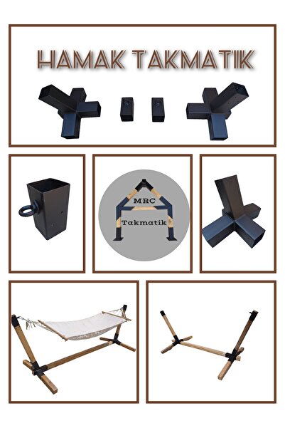 Home Mrc Takmatik Ahşap Bahçe Salıncak Hamak Montaj Aparatı Ayağı Demir Bağlantı Braket Beşik