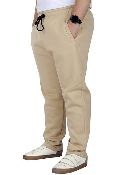 ModeXL Mode Xl Large Size Ανδρικό Φούτερ Classic 3 Ip 11103 Beige