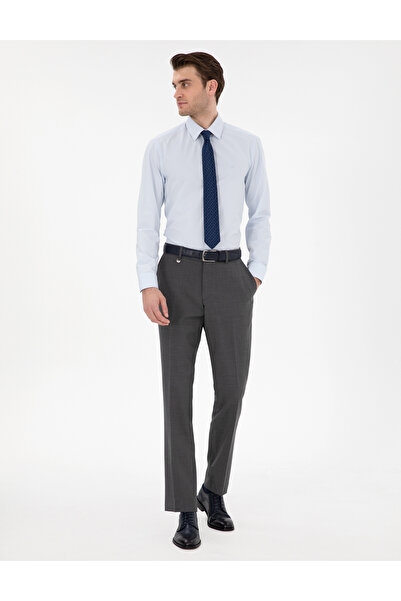 Pierre Cardin Açık Mavi Slim Fit Uzun Kollu Basic Gömlek 50307297-VR003