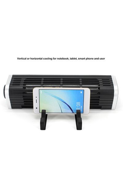 Arealer Olmaster CF-1691 USB Cooling Fan Laptop Pad Stand Fan Notebook Computer Phone Cooler Horizontal A...