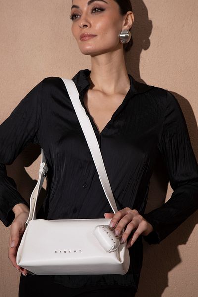 Sisley White Women's Arm Bag Sly178