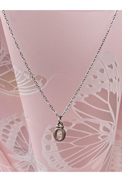 bijoux uniques Ö Harfli Çelik Kararmaz 316L Zarif Kolye