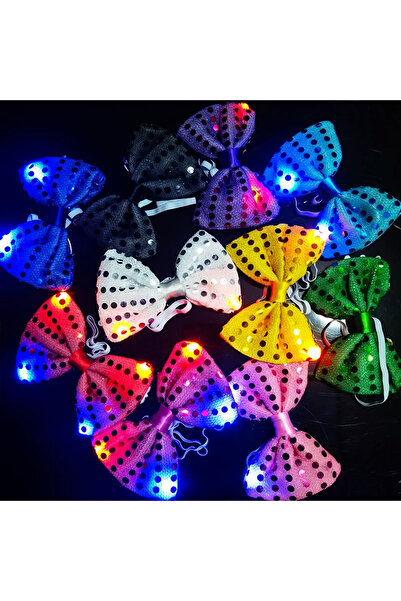 Choice 10 قطع ربطة عنق مضيئة 10 قطع ربطة عنق مضيئة بفلاش LED ربطة عنق مضيئة ب...