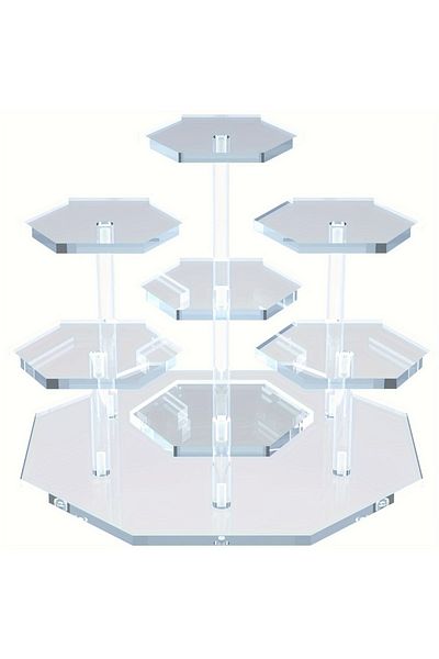 Choice Clear Acrylic Display Stand For Figures, Collectibles, Toys And Dolls,jewelry,collection Organizer H