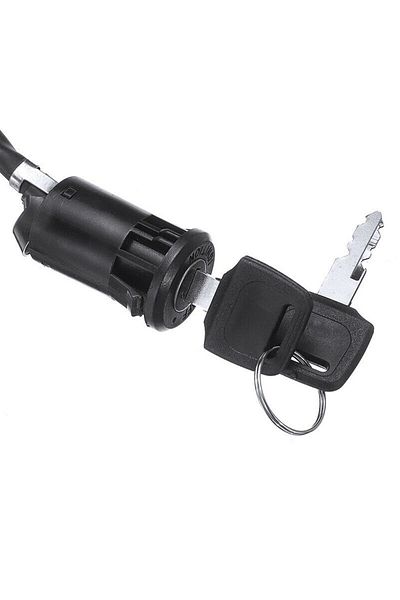 Choice Moped Ignition Key Switch 2 Wire 28mm Hole ATV Dirt Bike Accessory Electric Motorcycle Go-Kart On...
