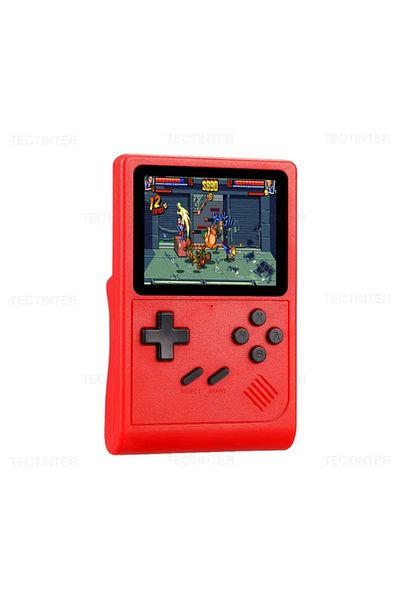 TECTINTER with Retail Box Red GB300 Portable Handheld Game Player 3.0 inch Screen Video Game Console Built-in