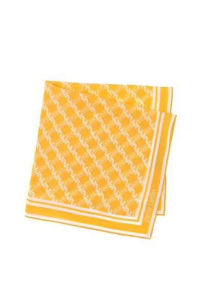 Pierre Cardin Yellow Silk Scarf 50309755 -Vr044