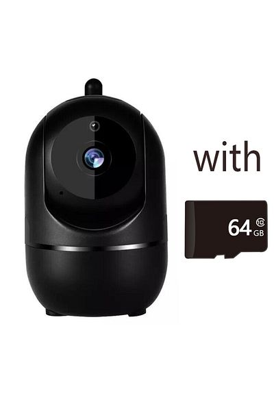 Clodrain Eu Plug Black Add 64g Ip Camera Ycc365 Plus Smart Home 1620p Hd Security Camera Auto Tracking Networ