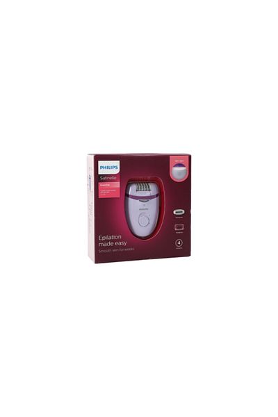 Philips Satinelle Essential Corded Compact Epilator with 4-Accessories