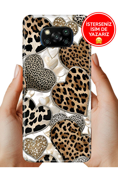 POCO X3 NFC - X3 Pro Kılıf TPU Resimli Silikon Kalp90210