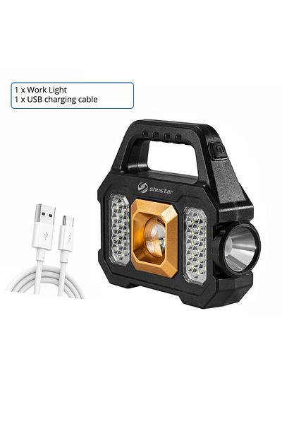 Choice Gold-LED High Power Led Flashlights Rechargeable Camping Work Light Multi Functional Portable Light