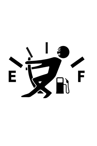 Choice 1pc 1pc black Funny Auto Fuel Tank Sticker Motorcycle Car Stickers Hig...